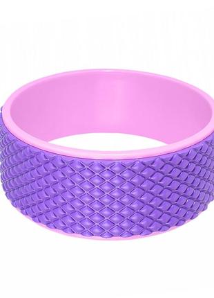 Для йоги та фітнесу колесо dobetters yoga dbt-y2 purple стретчинг ролик йога-кільце 32*13 см