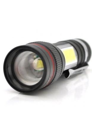 Ліхтарик ручний тактичний яскравість 300 lumen, заряджання через usb police bl 520 t61 фото