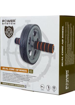 Колесо для преса для занятий фитнесом power system dual-core ab wheel5 фото