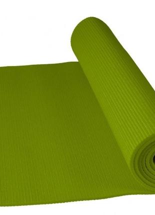 Килимок для йоги та фітнесу power system ps-4014 fitness-yoga mat green4 фото