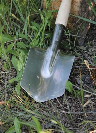 Саперная лопата нержавейка саперка из нержавейки лопата походная саперная лопатка нержавеющая4 фото