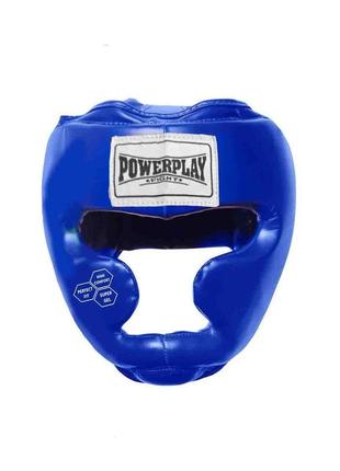 Боксерский шлем для тренировок powerplay cиний xs8 фото