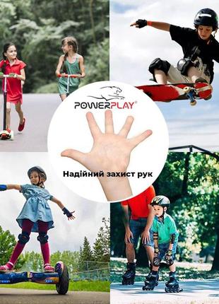 Спортивные велоперчатки детские powerplay единорог фиолетовые xs для детей без пальцев9 фото