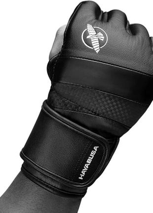 Перчатки для mma для тренировок hayabusa t3  - black m 4oz3 фото