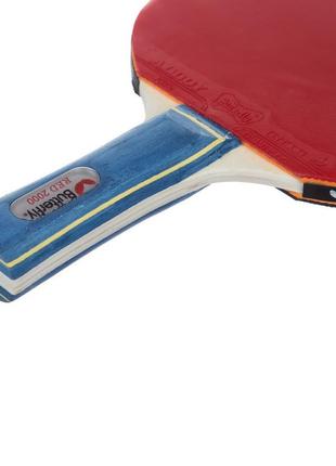 Удобный набор ракеток для настольного тенниса (пинг понга) 2 ракетки + 3 мячи6 фото