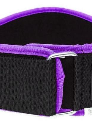 Спортивный пояс на спину неопреновый для тяжелой атлетики power system woman’s power ps-3210 purple s