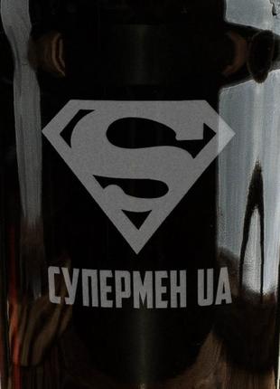 Келих для пива "супермен ua"3 фото