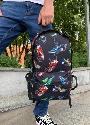 Модний рюкзак через плече рюкзак для підлітка шуз молодіжний рюкзак рюкзак з принтом рюкзак до школи1 фото