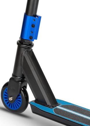 Трюковий самокат razzo city lite 100 мм. алюміній/сталь hst2-100 blue