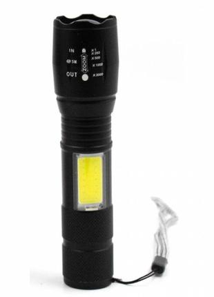 Ліхтарик ручний тактичний заряджання micro usb bl 29 t64 фото