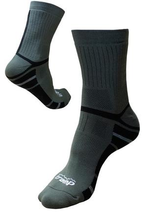 Зимние носки tramp olive, размер 44/46 туристические для зимней рыбалки спорта походов термоноски теплые зима