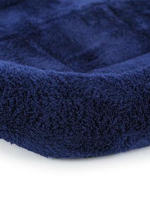Килимок-лежанка для домашніх тварин hoopet hy-1044 dark blue s лежак для котів3 фото