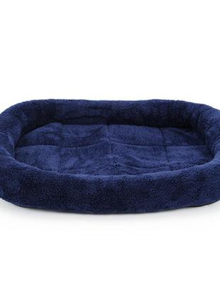 Килимок-лежанка для домашніх тварин hoopet hy-1044 dark blue s лежак для котів2 фото