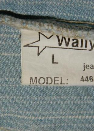 Куртка жіноча джинсова світла розмір 42-44 wallys jeans6 фото