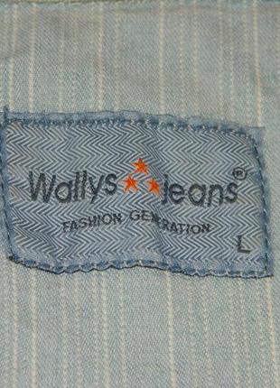 Куртка жіноча джинсова світла розмір 42-44 wallys jeans5 фото