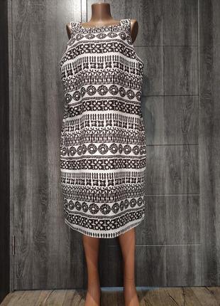 Тоненьке лляне плаття з кишенями льон пог-55 см