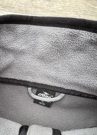 Crane кофта флисовая m мужская 48/50 черная плотная