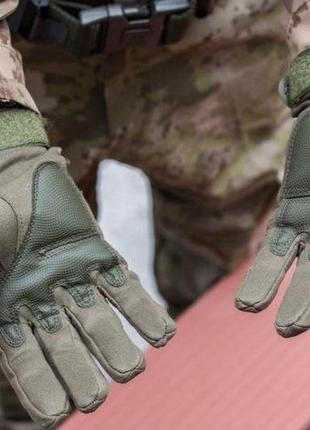 Зимові штурмові рукавиці перчатки военные хаки хакі перчатки військові тактичні зимные на утеплитиле4 фото