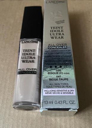 Lancome teint idole ultra wear all over concealer стойкий консилер для кожи лица #047, beige taupe1 фото