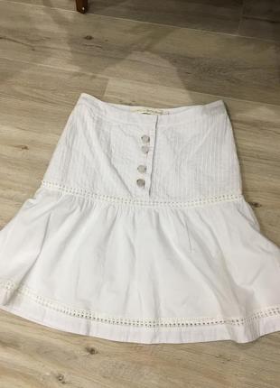 Белая юбка munthe&simonsen оригинал. размер s.1 фото