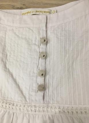 Белая юбка munthe&simonsen оригинал. размер s.2 фото