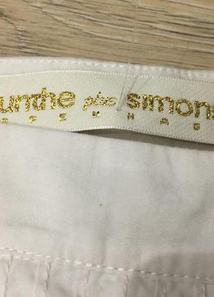 Белая юбка munthe&simonsen оригинал. размер s.3 фото