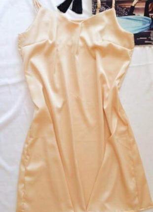 Шелковое платье - комбинация3 фото
