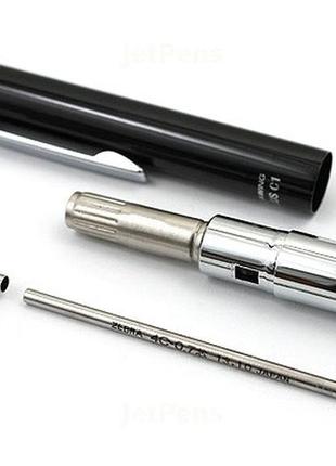Кулькова ручка стилус zebra wing stylus c1 ballpoint pen — 0.7 mm — black body p-atc1-bk9 фото
