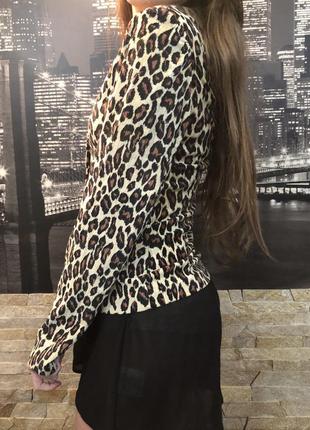 Леопардовый костюм брючный4 фото