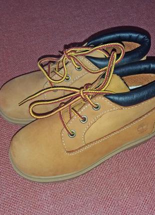 Timberland - дитячі шкіряні черевички американського бренду розмір 29, устілка 19,3 см
