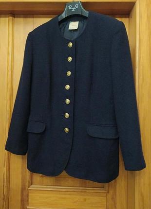 Жакет, шерсть, букле, от eastex