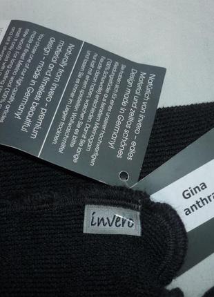 Invero німеччина 100% merino extra fein мериносова вовна велика тепла хустка платок8 фото