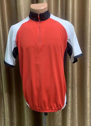 Велофутболка units цвет комбинированный : красный, белый, чёрный размер xl