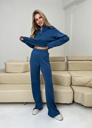 В’язаний костюм із бавовняної нитки, якість люкс