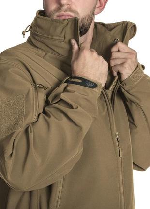 Куртка helikon-tex gunfighter softshell койот6 фото