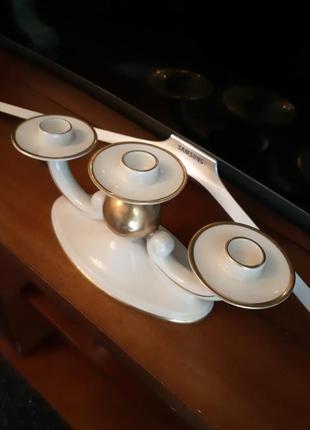 Антикварный подсвечник alka kunst bavaria 50х.гг. германия