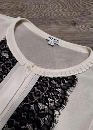 Шикарна блуза від англійського дорогого бренду alice by temperley р. 6/34/xs - 8/36/s4 фото
