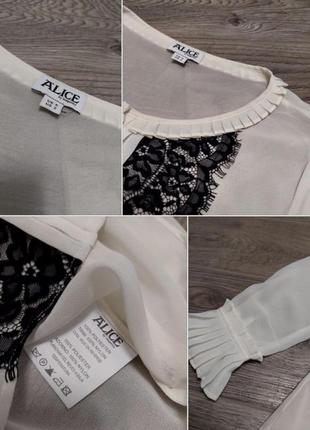 Шикарна блуза від англійського дорогого бренду alice by temperley р. 6/34/xs - 8/36/s6 фото