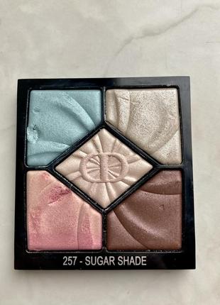 Тіні для повік, палетки тіней dior 5 couleurs couture eyeshadow palette.3 фото