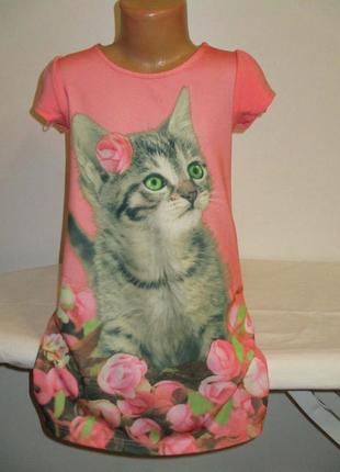 Платье с котом ф.нм1 фото