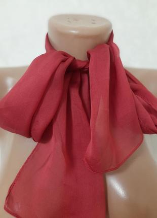 Шелковый невесомый шарф7 фото