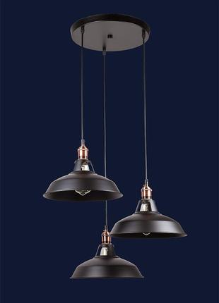 Люстра в стиле лофт 7526857f-3m bk (300)