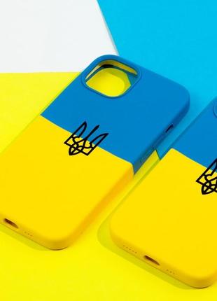 Silicone case патріотичний чохол для iphone 11 / 11 pro / 11 pro max / 14 / 14 pro max/