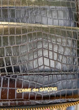 Портмане comme des garsons из натуральной кожи под крокодила.5 фото