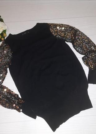 Красивый свитерок с пайетками р.6 (42)