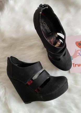 Туфли ботильоны на платформе