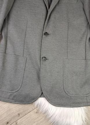Брендовый стильный серый пиджак с накладными карманами new look🩶3 фото