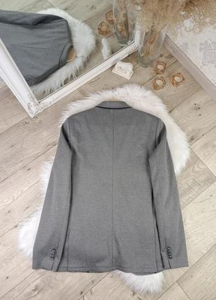 Брендовый стильный серый пиджак с накладными карманами new look🩶7 фото
