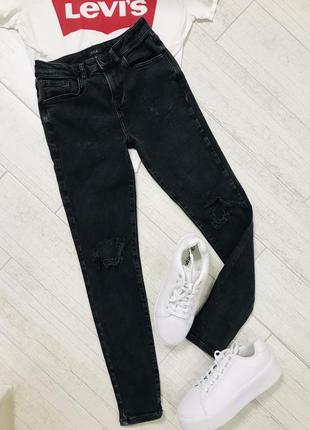 ▪️🛍черные базовые джинсы kylie m&amp;co1 фото