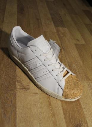 Шикарні adidas superstar 80s cork кеди кросівки кроссовки кожа1 фото